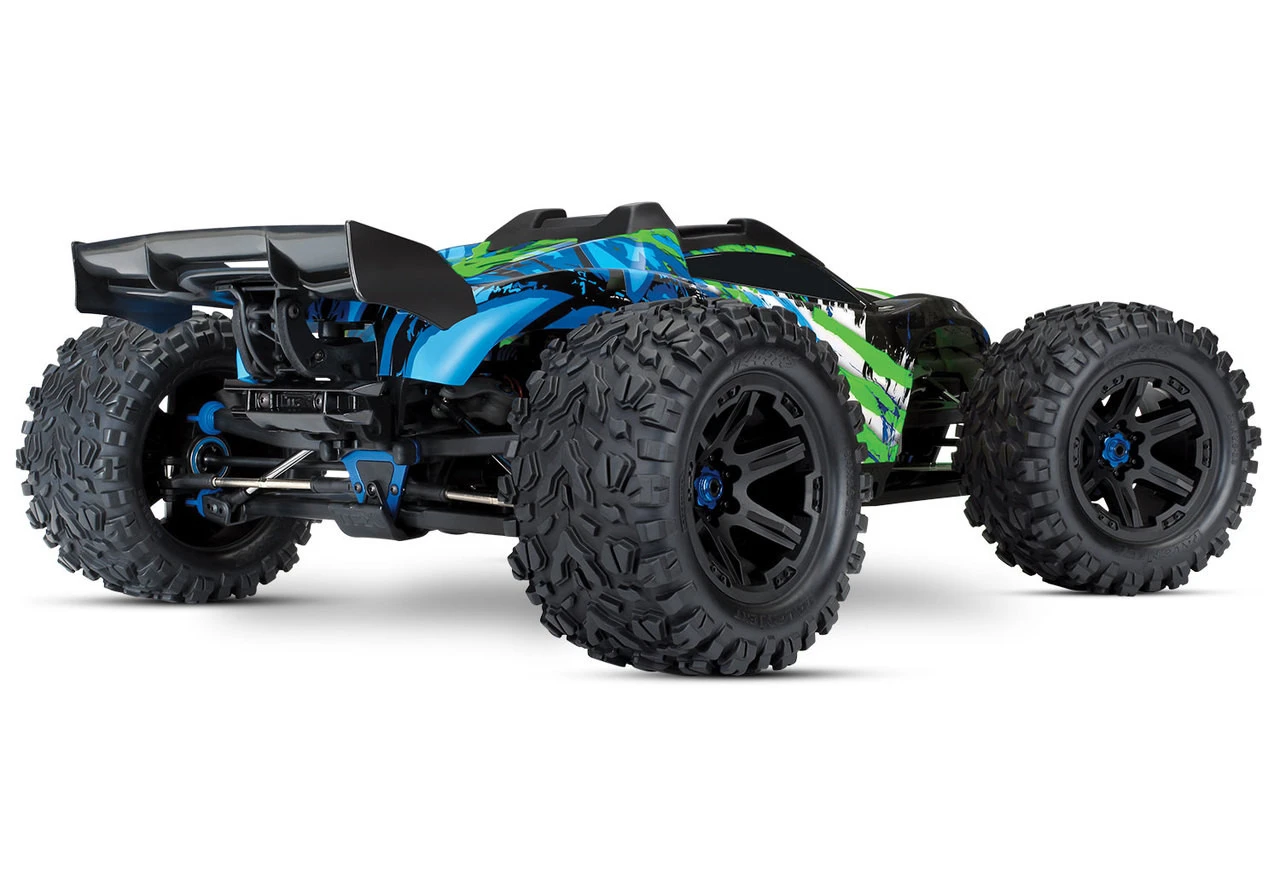 Traxxas E-Revo VXL 2.0 RTR 4WD Electric Monster Truck W/VXL-6s ESC & TQi 2.4GHz Radio (Green) - Image 4
