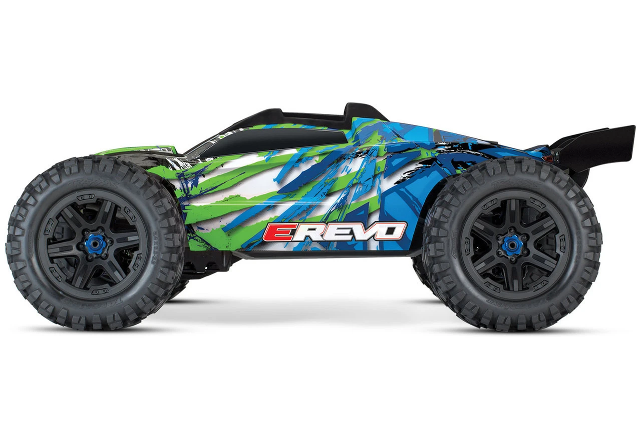 Traxxas E-Revo VXL 2.0 RTR 4WD Electric Monster Truck W/VXL-6s ESC & TQi 2.4GHz Radio (Green) - Image 3
