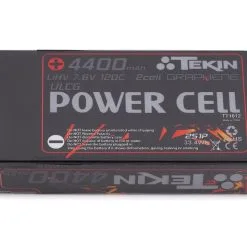 Tekin 2S 4400mAh HV Shorty Ultra LCG LiPo Power Cell 5MM